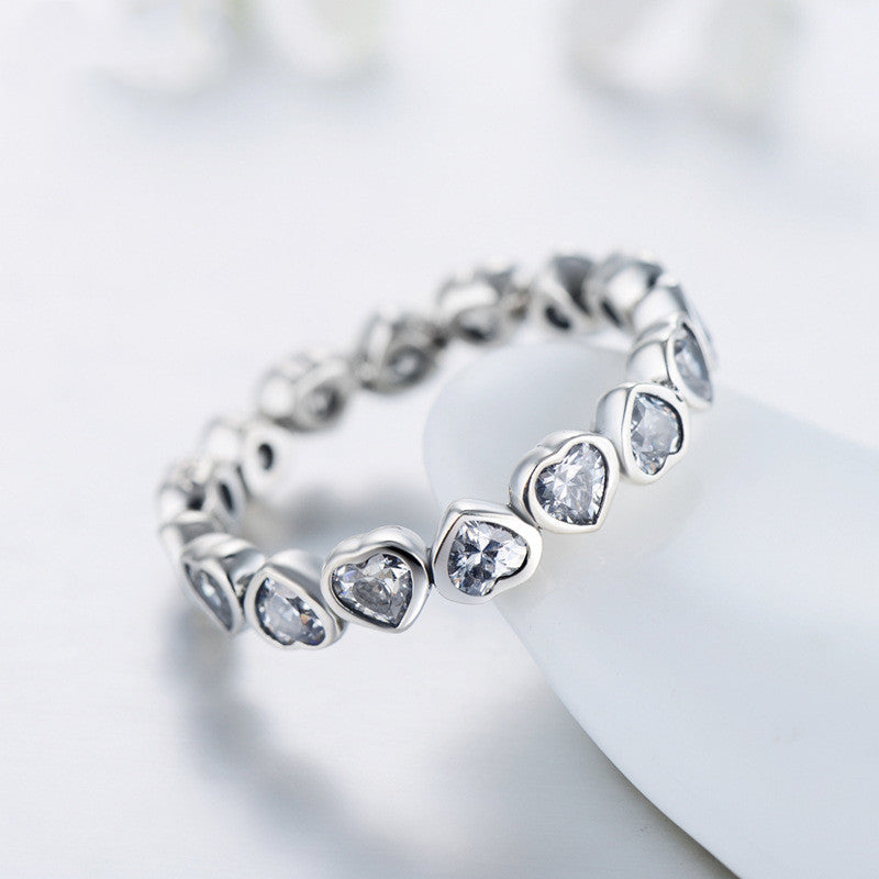 Heart Chain Ring