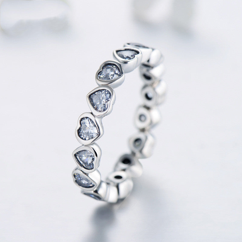 Heart Chain Ring