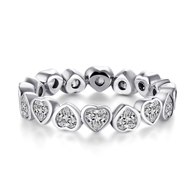 Heart Chain Ring
