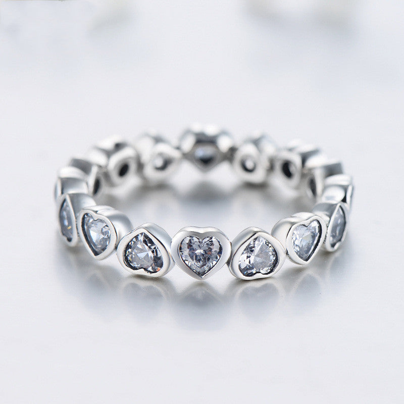 Heart Chain Ring
