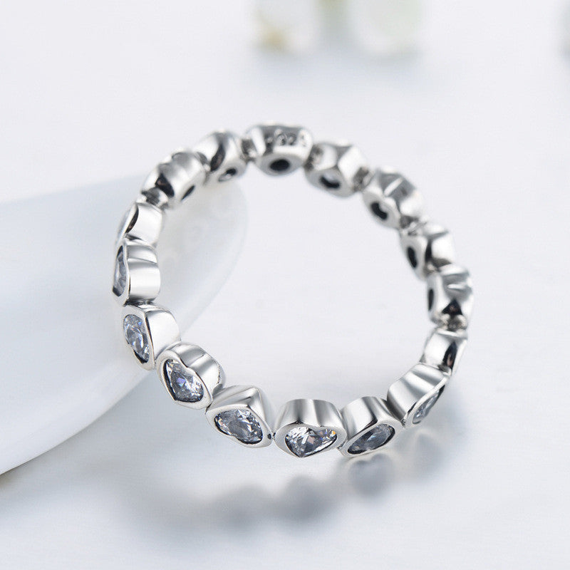 Heart Chain Ring