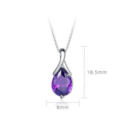 Amethyst Pendant Necklace