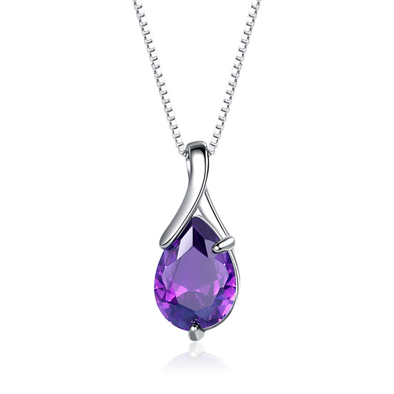 Amethyst Pendant Necklace