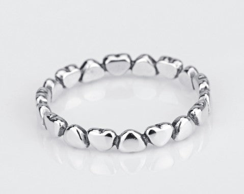 Heart Chain Ring