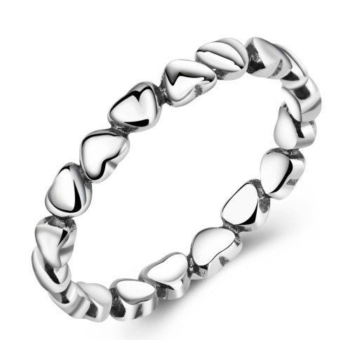Heart Chain Ring