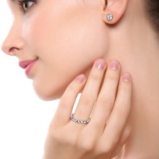 Heart Chain Ring