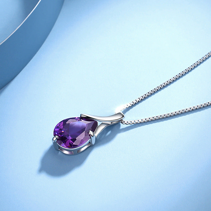 Amethyst Pendant Necklace