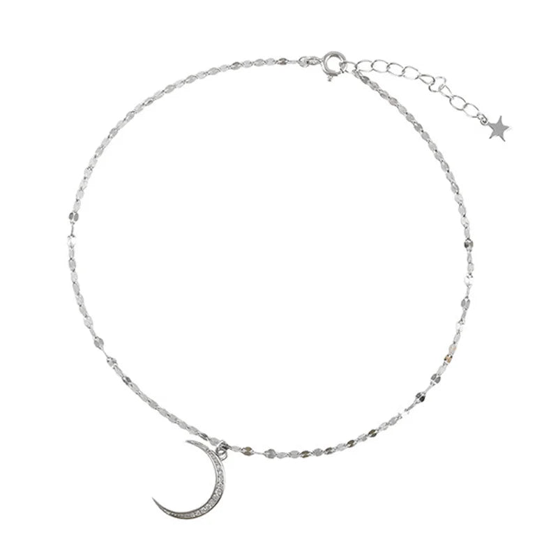 Moon Pendant Anklet - Island Of Jewels