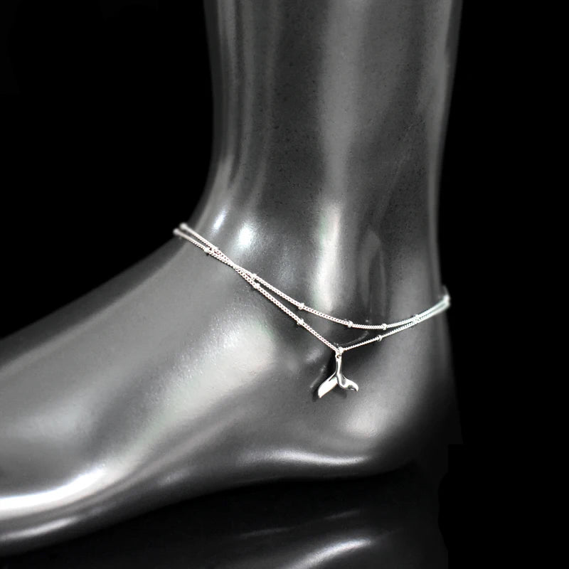 Dolphin Fin Anklet - Island Of Jewels