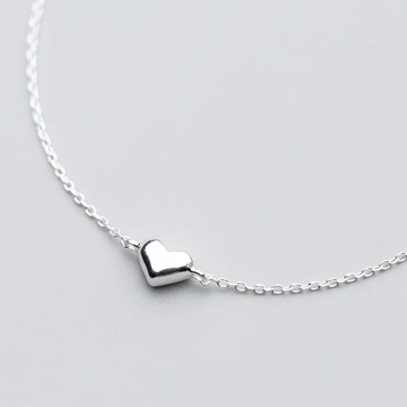 Heart Charm Anklet - Island Of Jewels