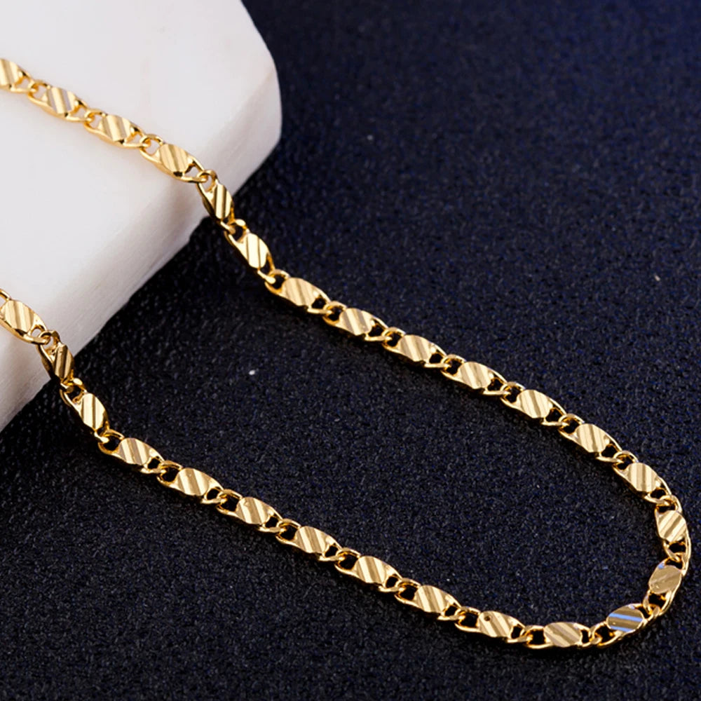Gold Charm Chain Necklace - Island Of Jewels
