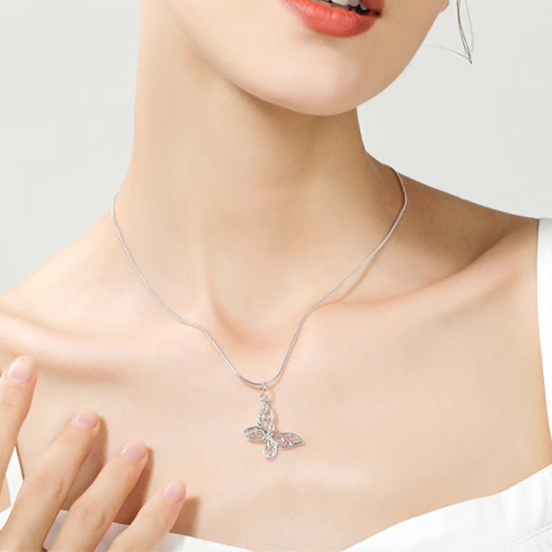 Butterfly Pendant Necklace - Island Of Jewels