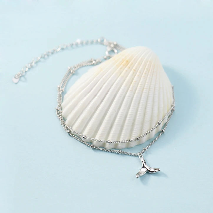 Dolphin Fin Anklet - Island Of Jewels