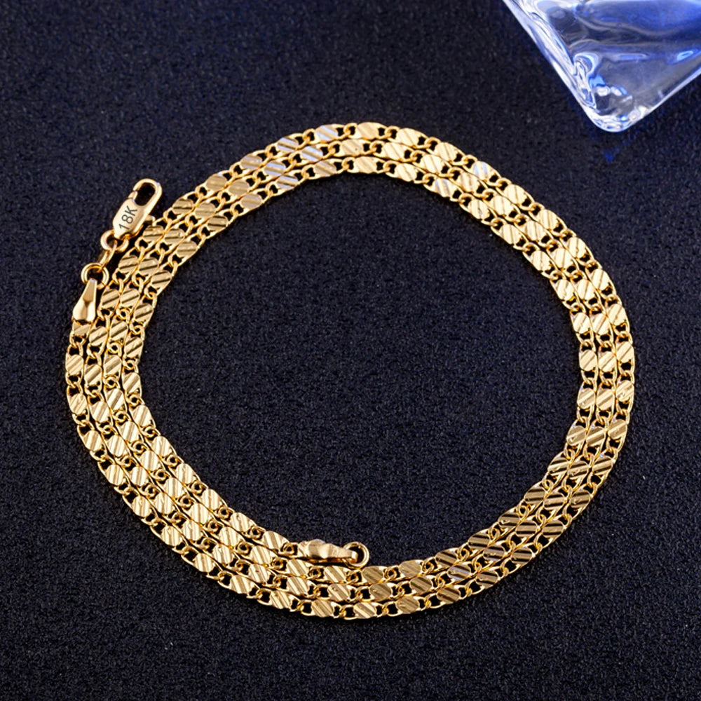 Gold Charm Chain Necklace - Island Of Jewels