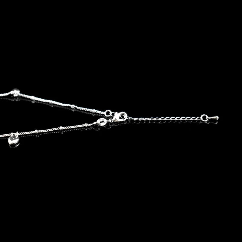 Heart Pendant Anklet - Island Of Jewels