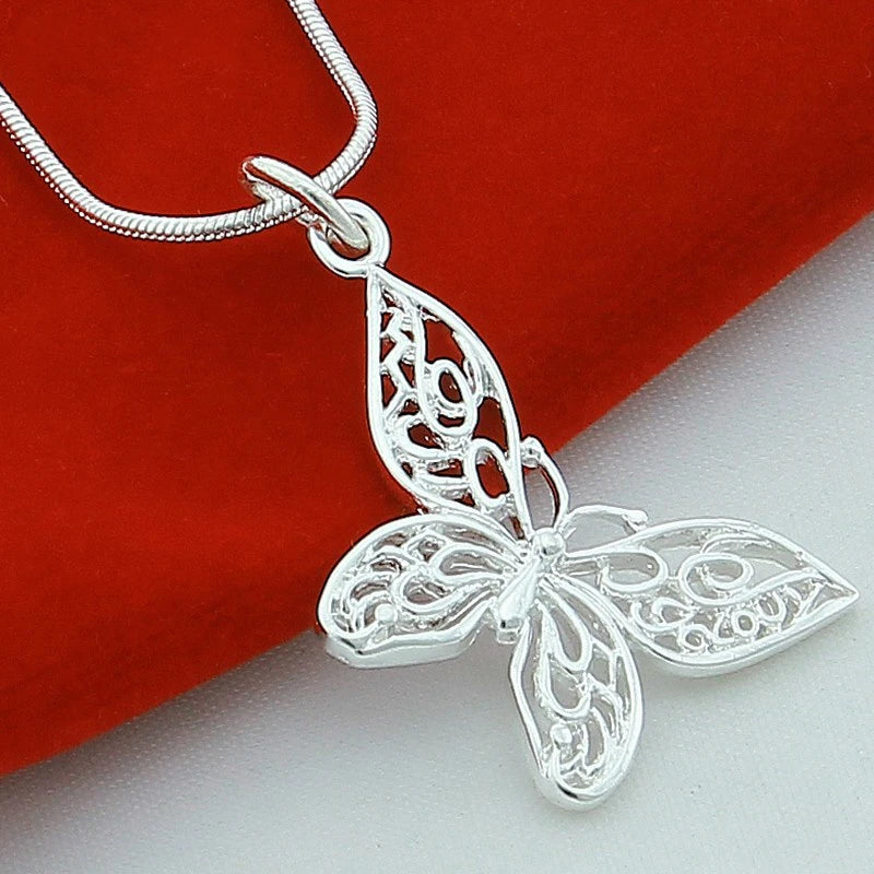 Butterfly Pendant Necklace - Island Of Jewels