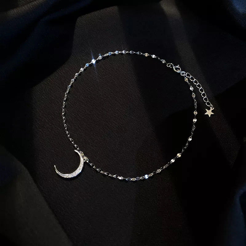 Moon Pendant Anklet - Island Of Jewels