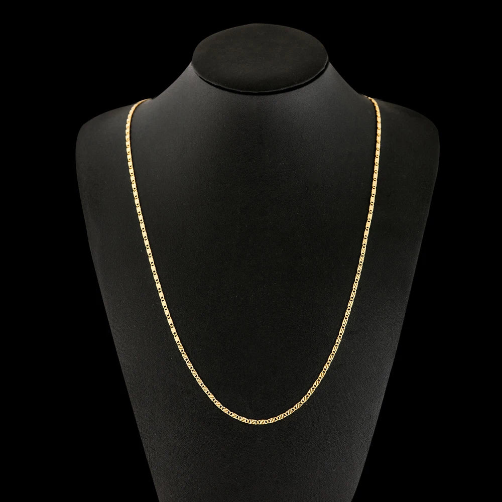 Gold Charm Chain Necklace - Island Of Jewels