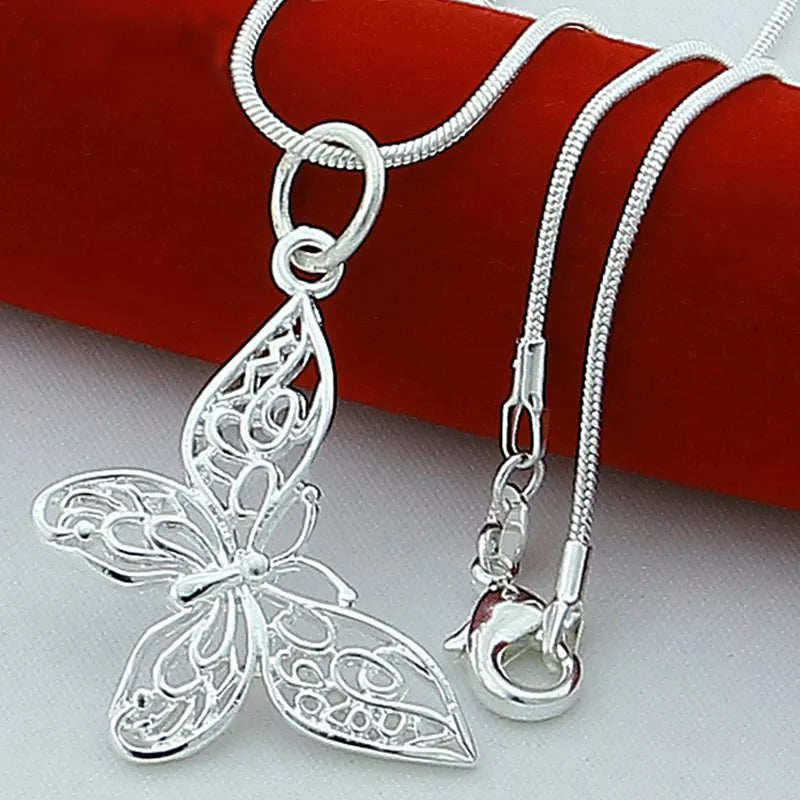Butterfly Pendant Necklace - Island Of Jewels