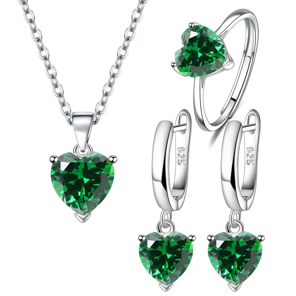 Love Heart Jewellery Set - Island Of Jewels