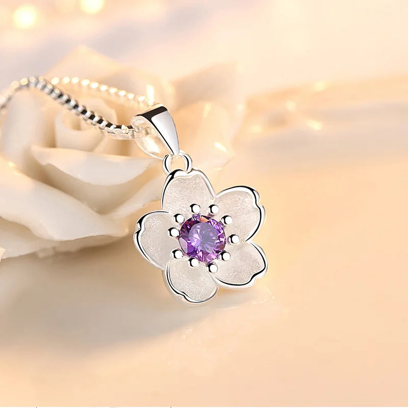 Cherry Blossom Necklace - Island Of Jewels