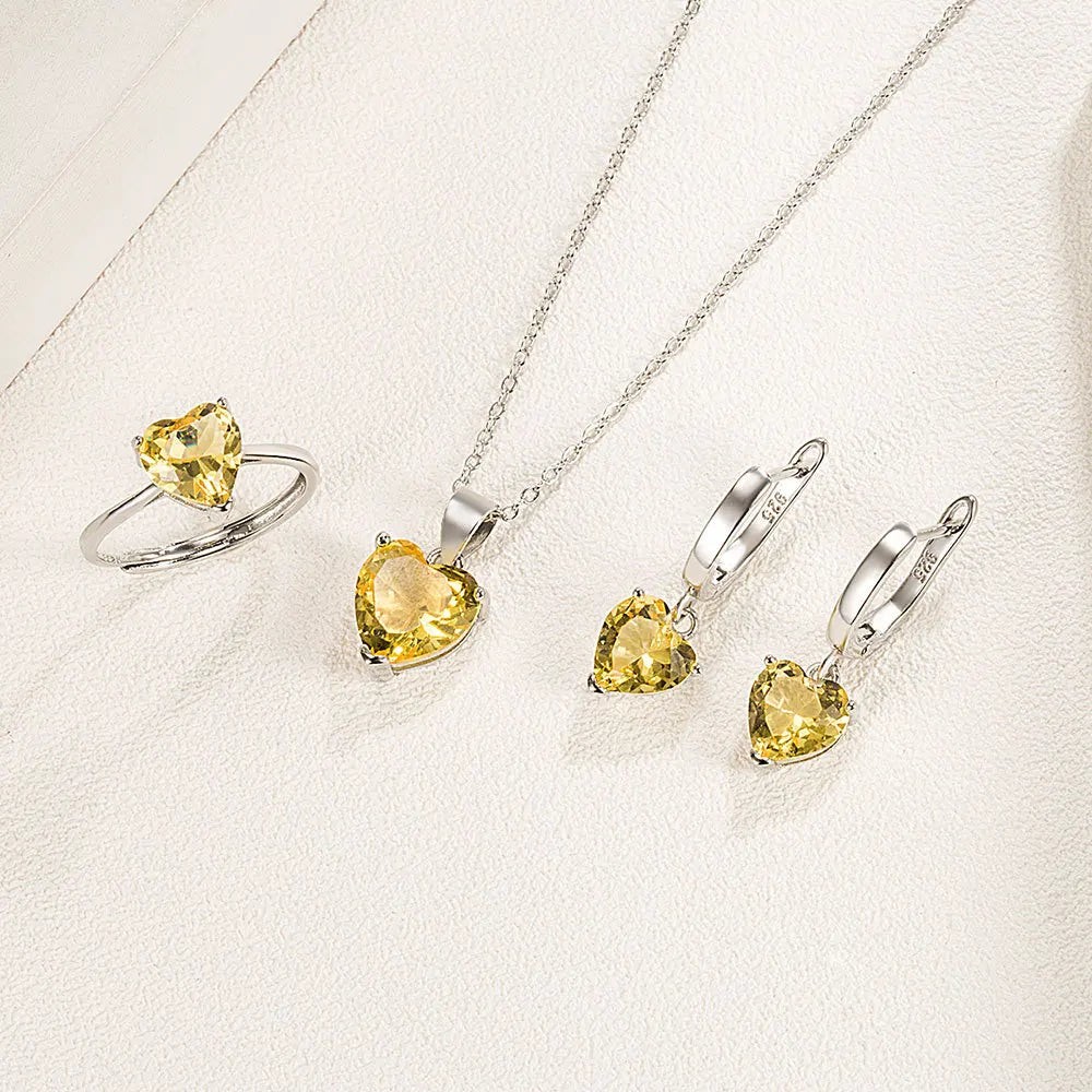 Love Heart Jewellery Set - Island Of Jewels