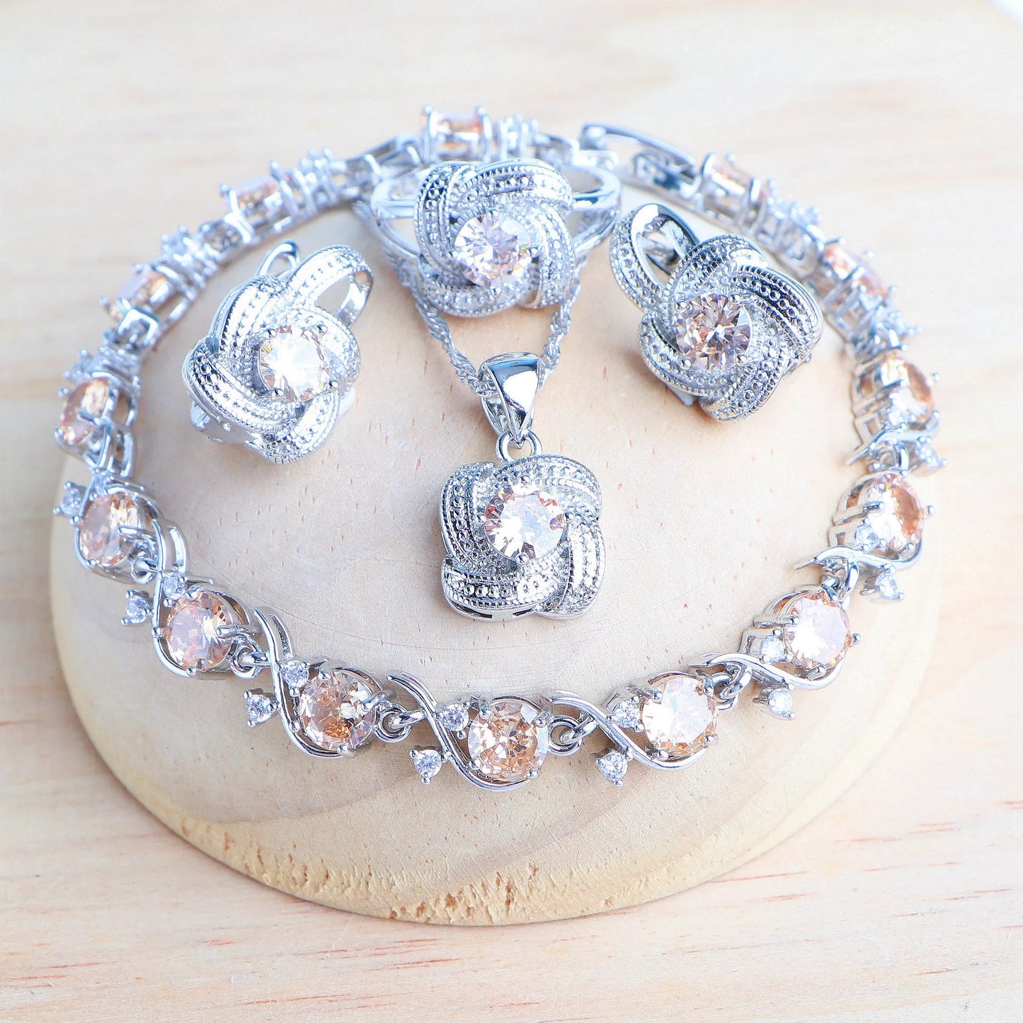 Zirconia Women Jewellery Set - Island Of Jewels