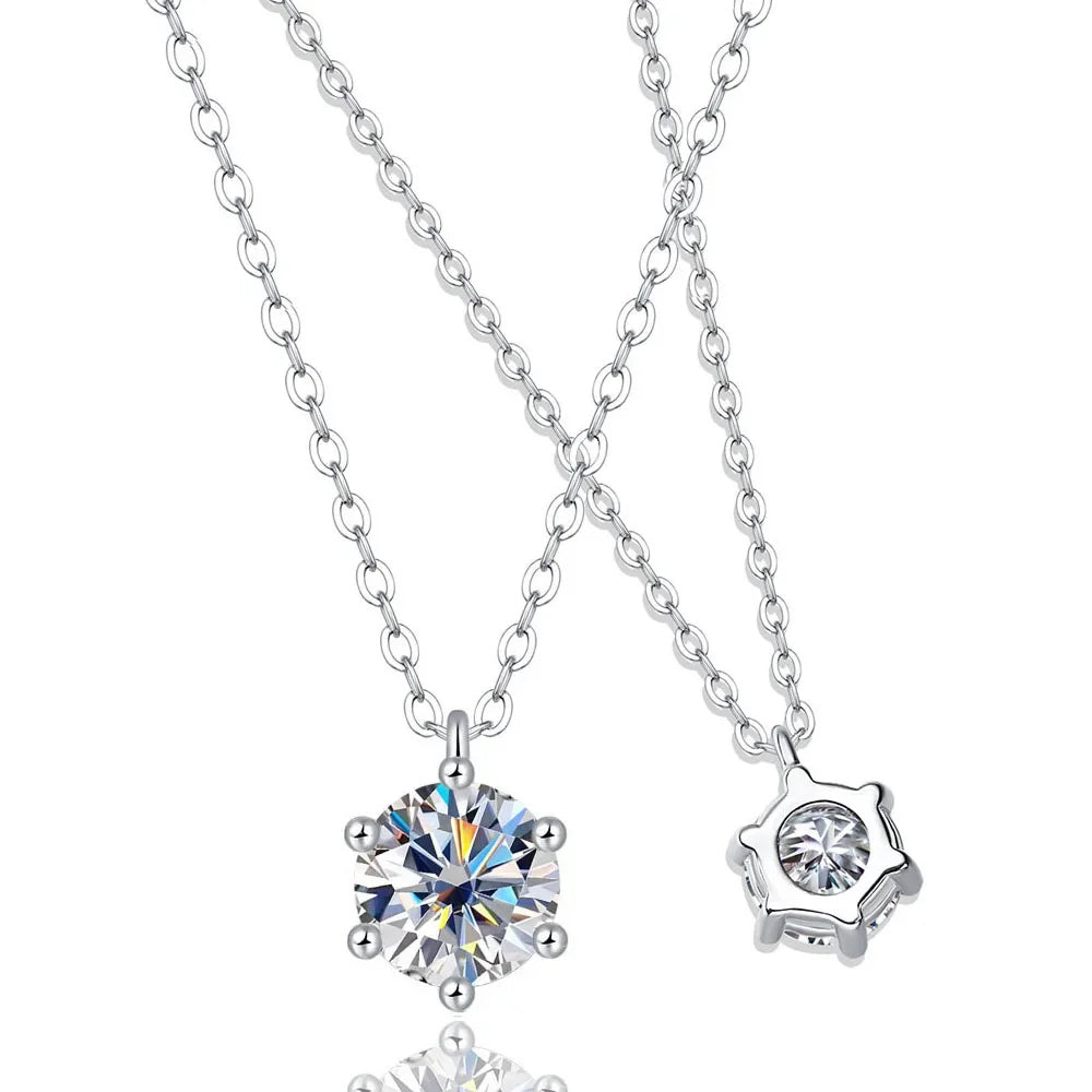 Moissanite Pendant Necklace - Island Of Jewels