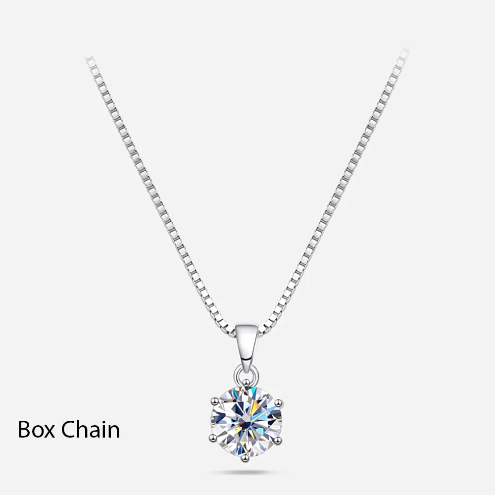 Moissanite Pendant Necklace - Island Of Jewels