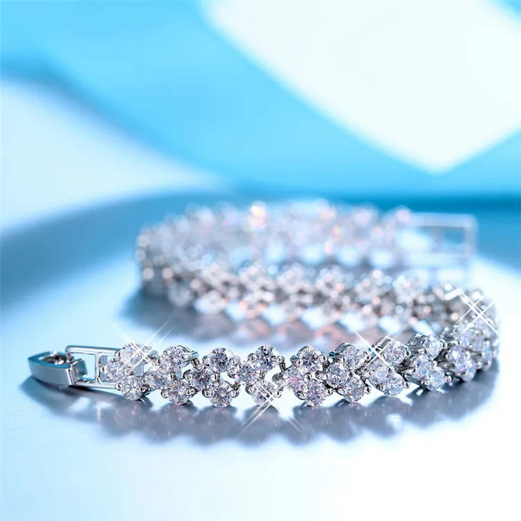 Zirconia Crystal Bracelet - Island Of Jewels