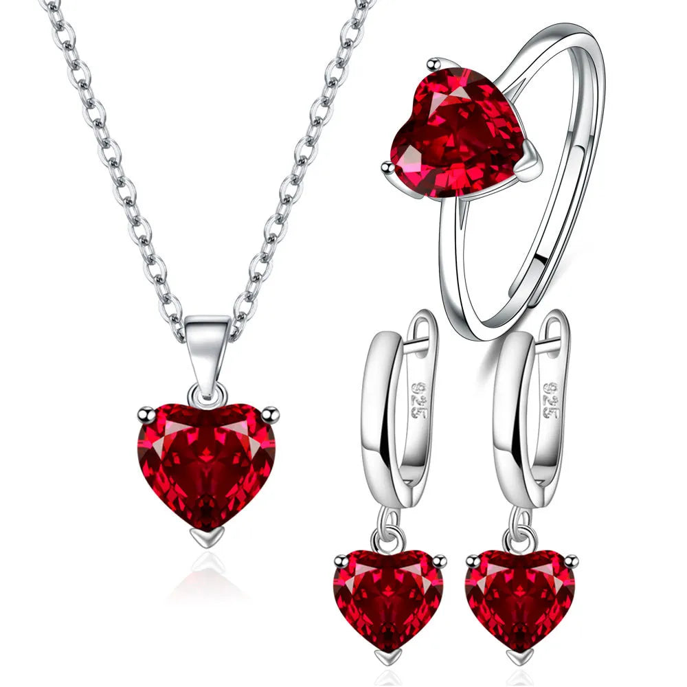 Love Heart Jewellery Set - Island Of Jewels