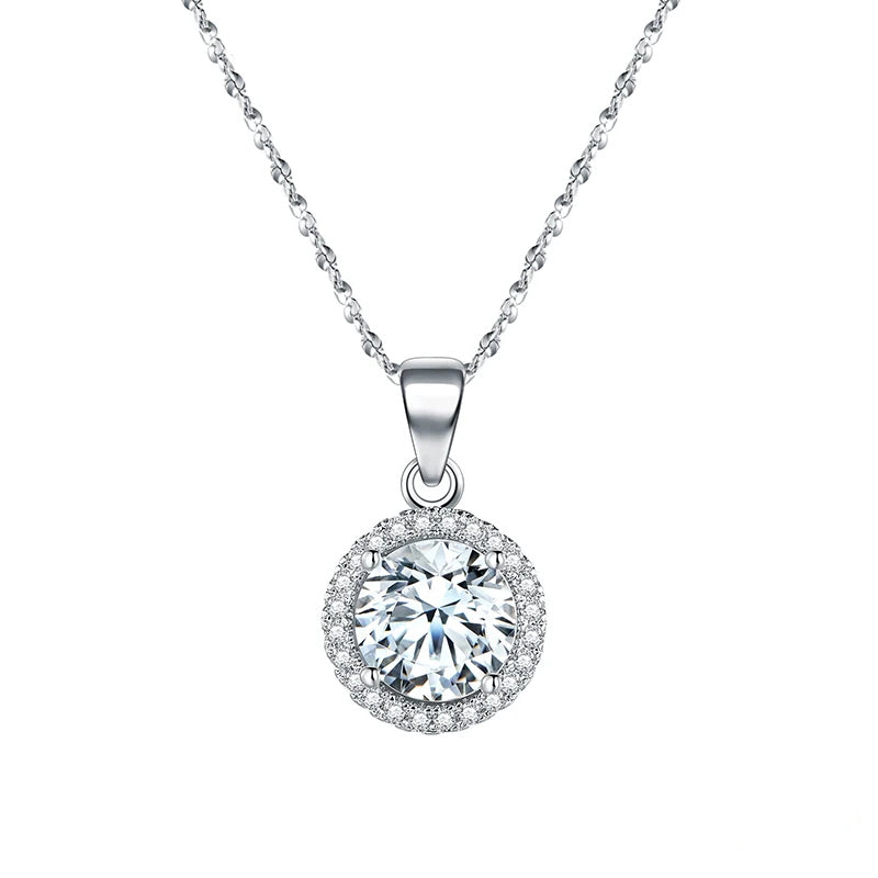 Round Zircon Necklace - Island Of Jewels