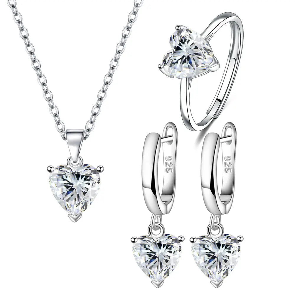 Love Heart Jewellery Set - Island Of Jewels