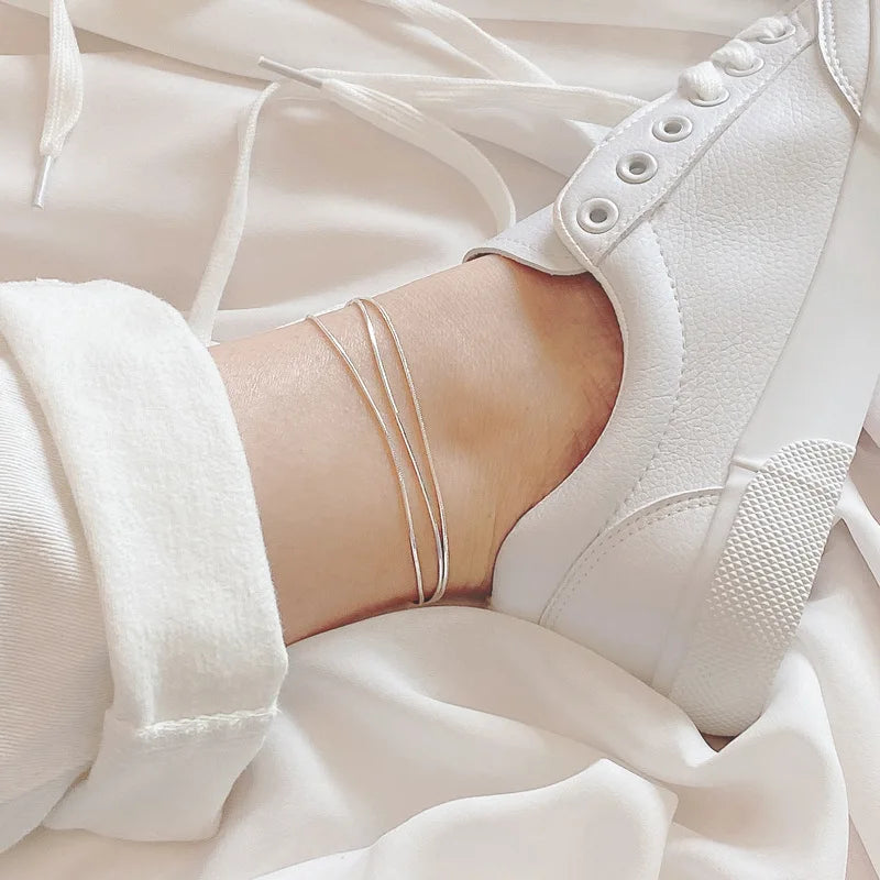 Three Strings Anklet - Island Of Jewels