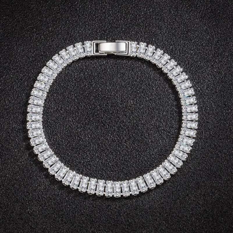 Double Layered Zircon Bracelet - Island Of Jewels