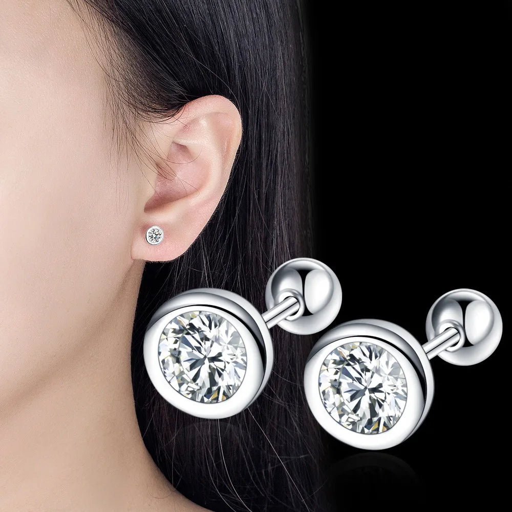 Crystal Stud Earrings - Island Of Jewels
