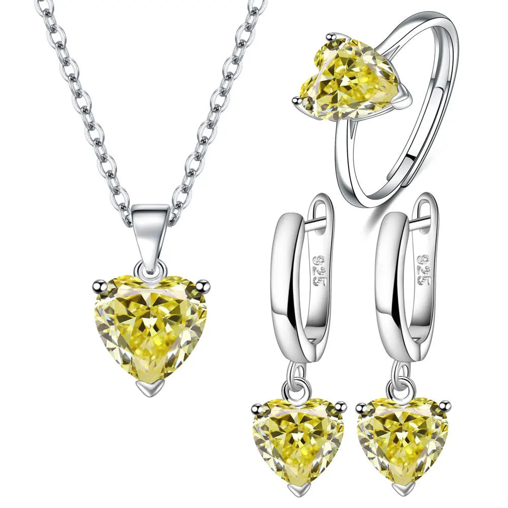 Love Heart Jewellery Set - Island Of Jewels