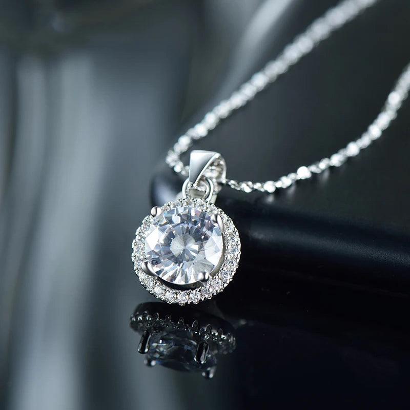 Round Zircon Necklace - Island Of Jewels