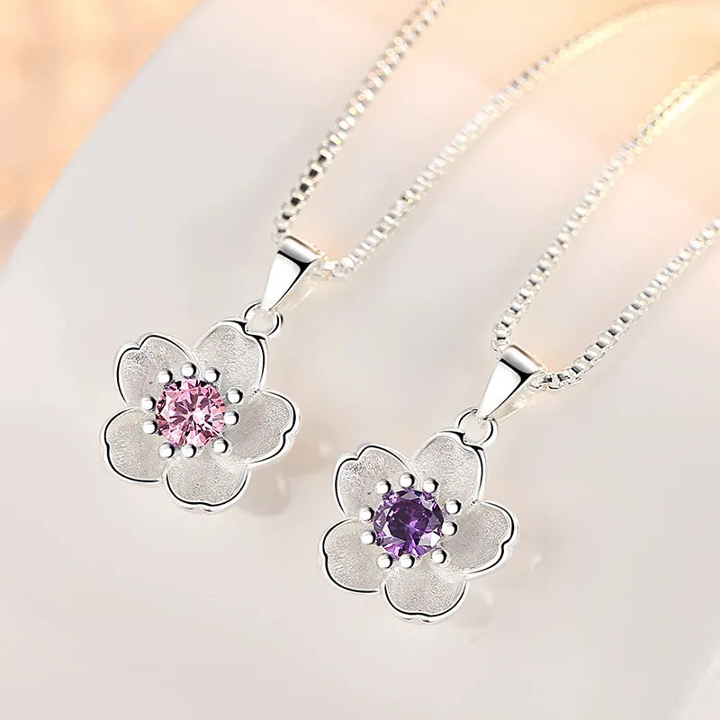 Cherry Blossom Necklace - Island Of Jewels