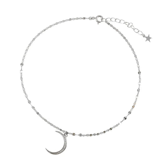 Moon Pendant Anklet - Island Of Jewels