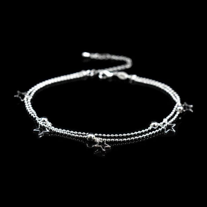 Star Pendant Anklet - Island Of Jewels