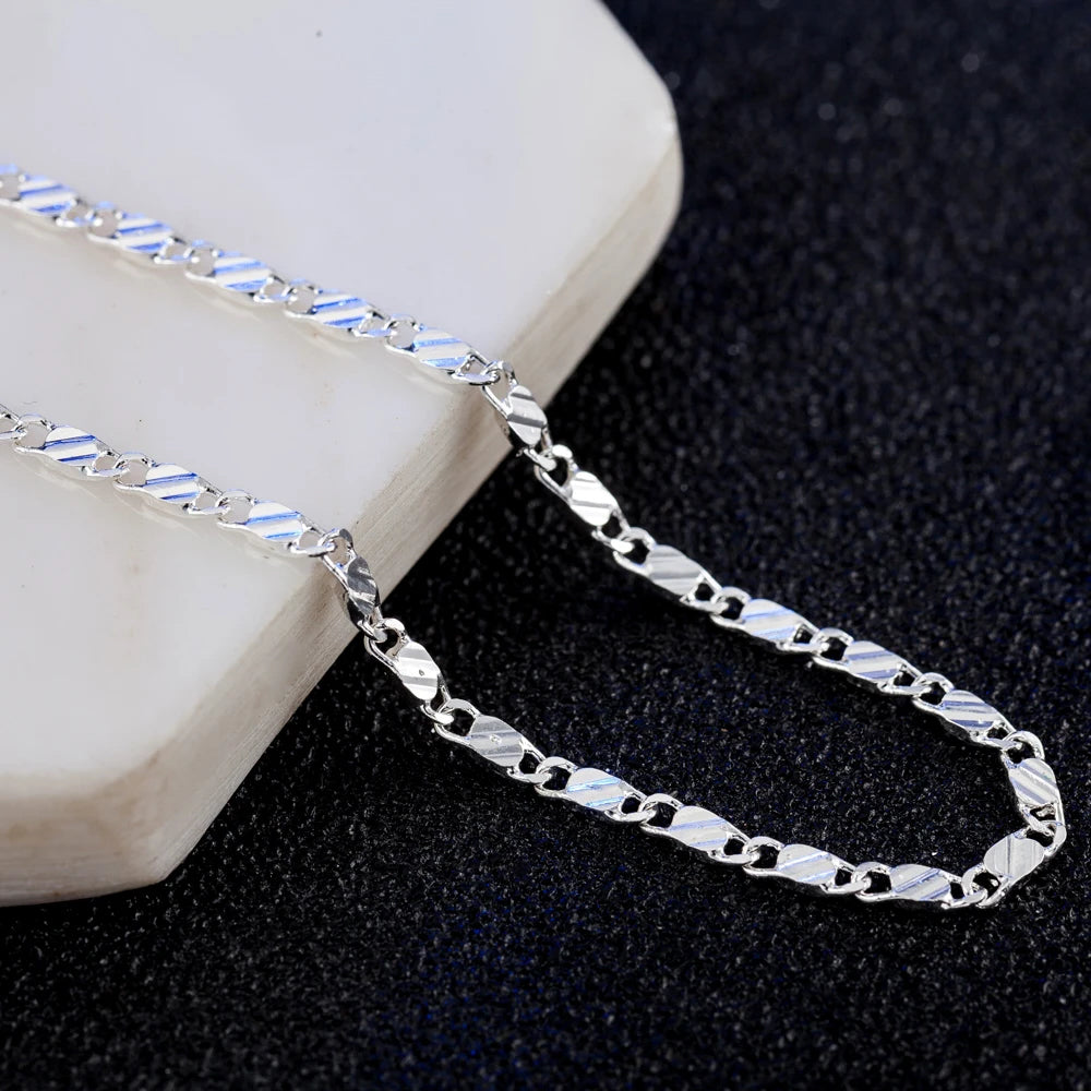Silver Charm Chain Necklace - Island Of Jewels