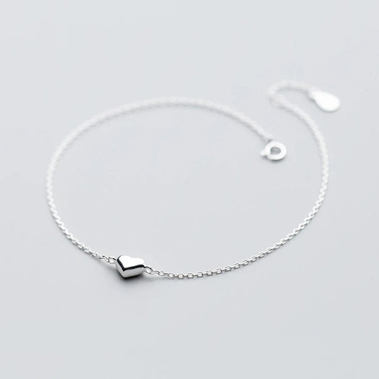 Heart Charm Anklet - Island Of Jewels