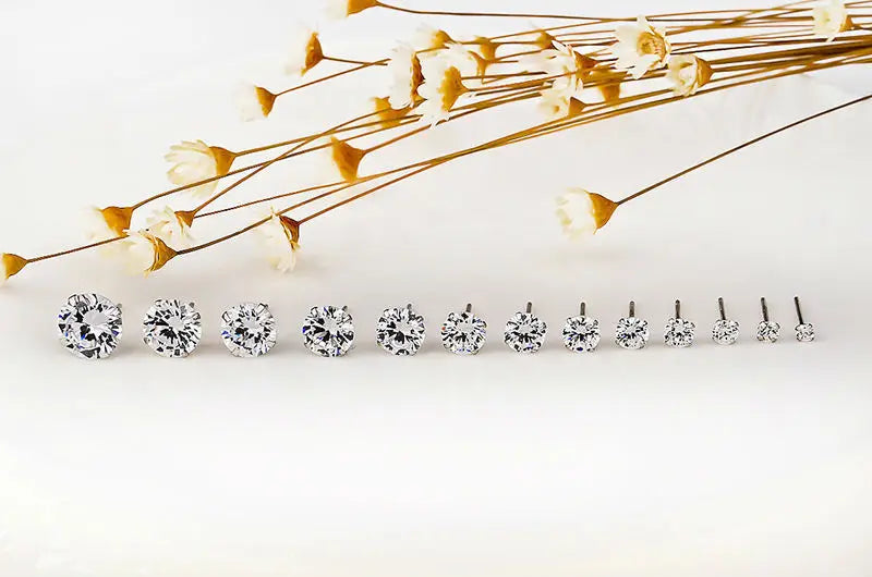 Crystal Stud Earrings - Island Of Jewels