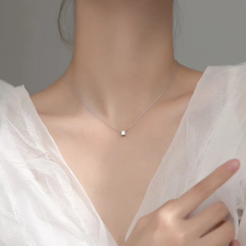 Zircon Pendant Necklace - Island Of Jewels