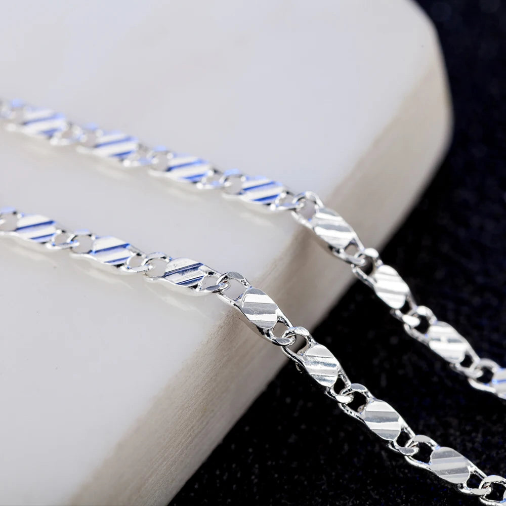 Silver Charm Chain Necklace - Island Of Jewels