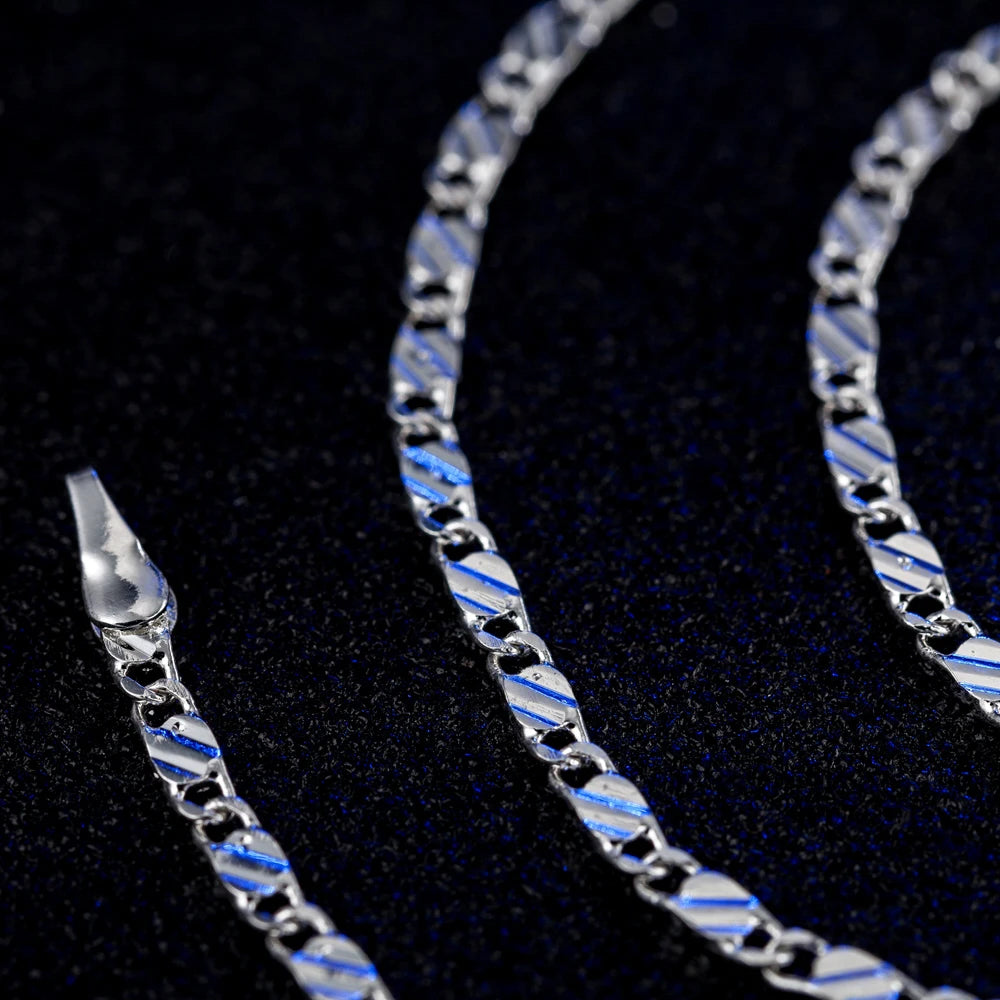 Silver Charm Chain Necklace - Island Of Jewels