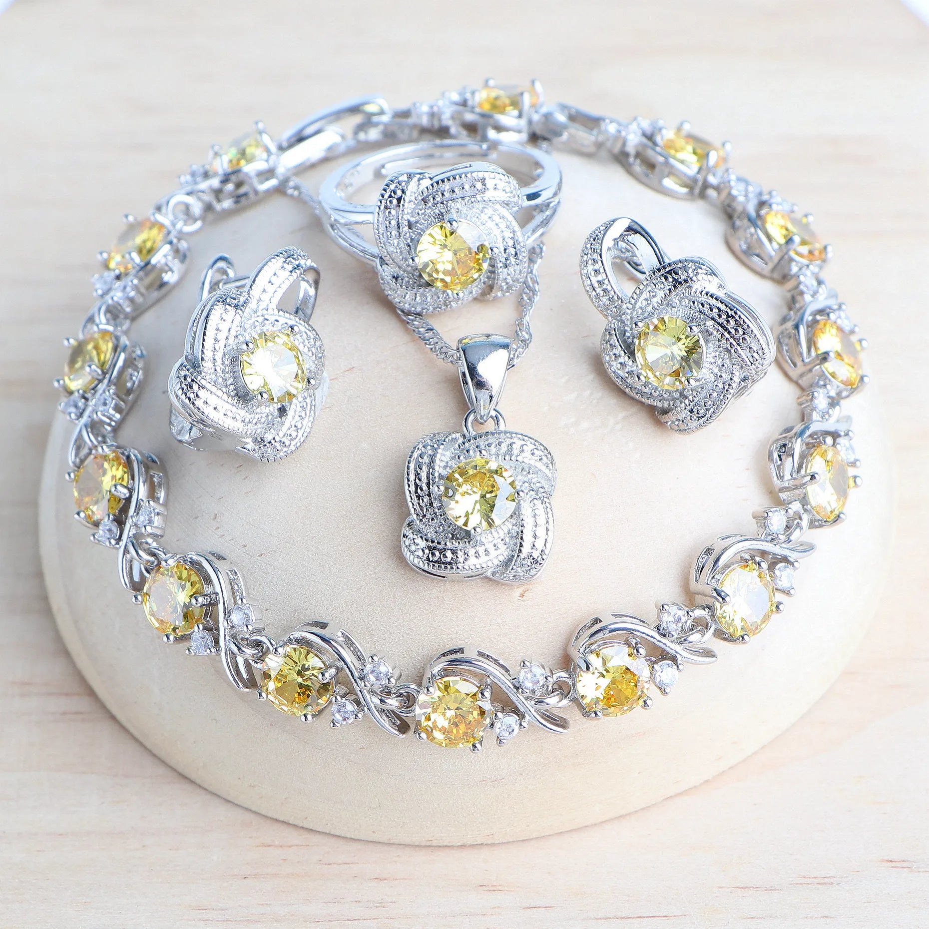 Zirconia Women Jewellery Set - Island Of Jewels