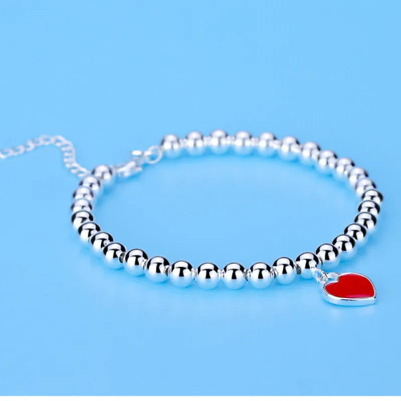Heart Pendant Bracelet - Island Of Jewels