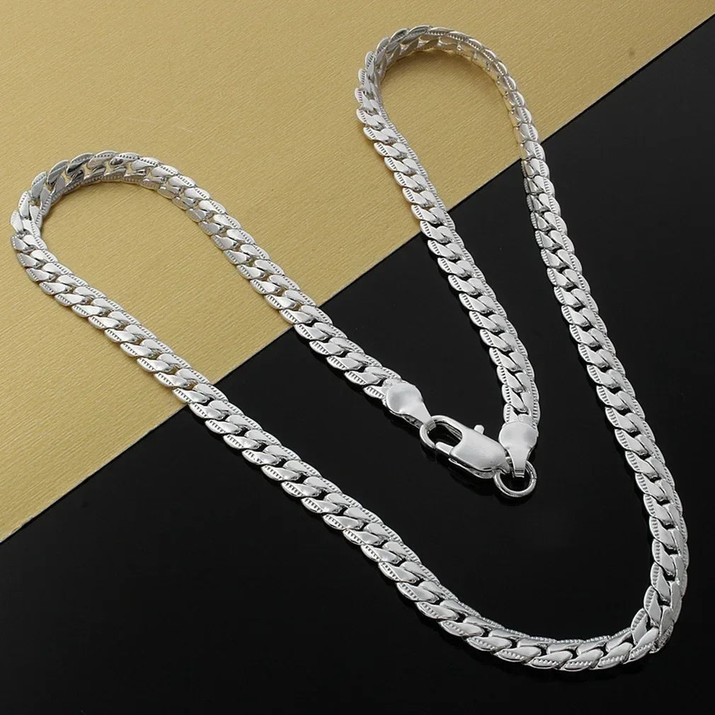 Sideways Chain Necklace - Island Of Jewels